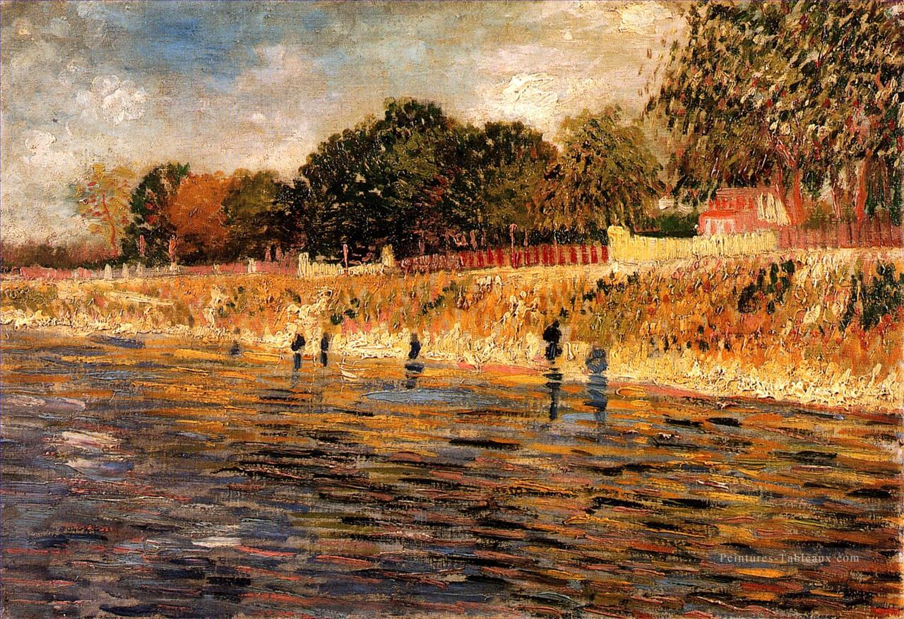 Les rives de la Seine Vincent van Gogh Peintures à l'huile